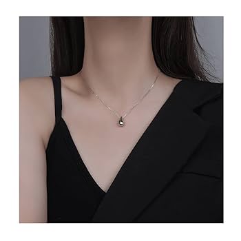 銀製鳴る鐘ペンダントネックレス イ タリア製 シルバー925 サンダーネックレス ペンダント シルバー カミナリ